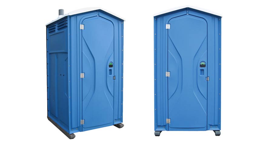 Long-term porta potty units on site in Atwater, California